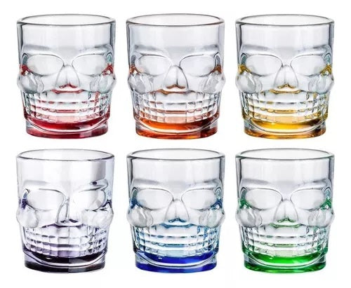 TEQUILERO CALAVERA COLORES / VITTORI - 1613C (SET DE 6 PIEZAS