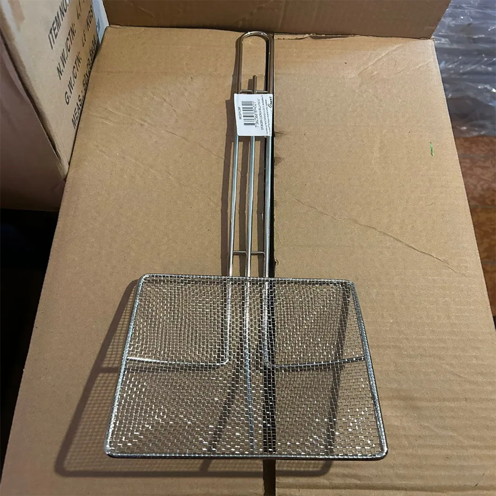 ESPUMADERA CUADRADA 6" CROMADA M FINA