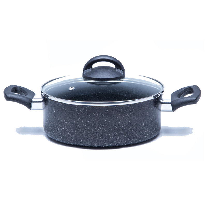 Olla con Tapa de Cristal 8,5 Litros Black Diamond / 2401 ALPRO