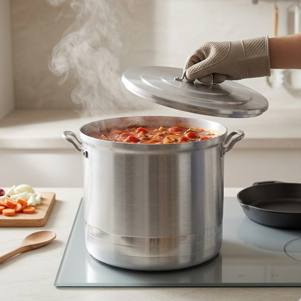 Olla Vaporera 26 cm ThreePlex de Alta Resistencia | By Kinso Home