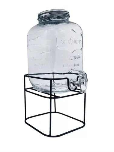 Dispensador Transparente con base 8 Lts. / Vittori 2806