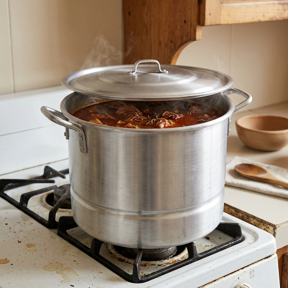 Vaporera #100 100 L de Aluminio Sencillo Uso Industrial | By Kinso Home