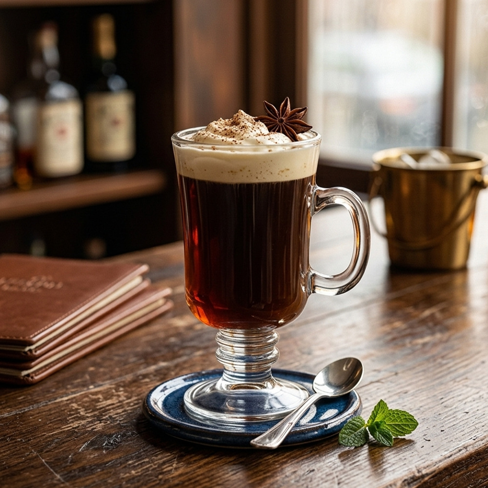 Tarro Irish Coffee 251 ml de Vidrio para Bebidas Calientes | By Kinso Home