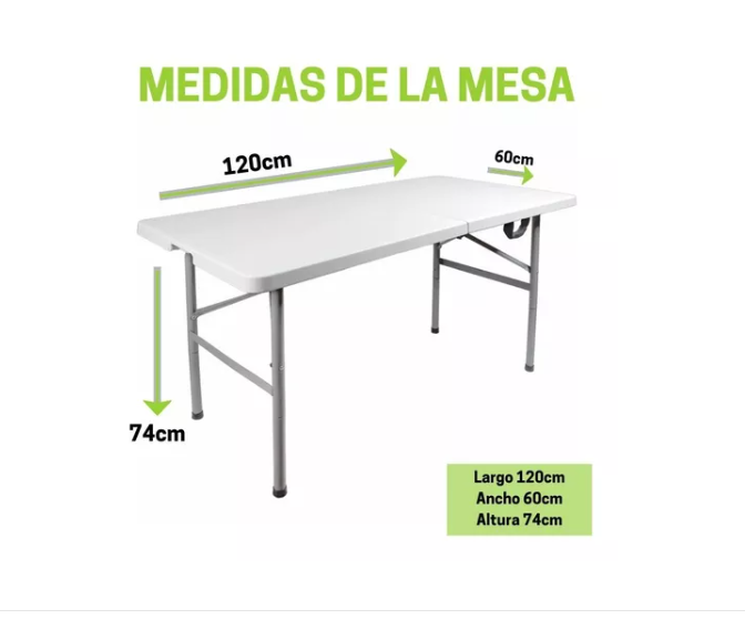 Tablon Mesa Plegable 1.20 Mt - ALPRO 9712
