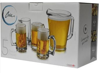 Juego para Cervezas 5 pz / Crisa C543