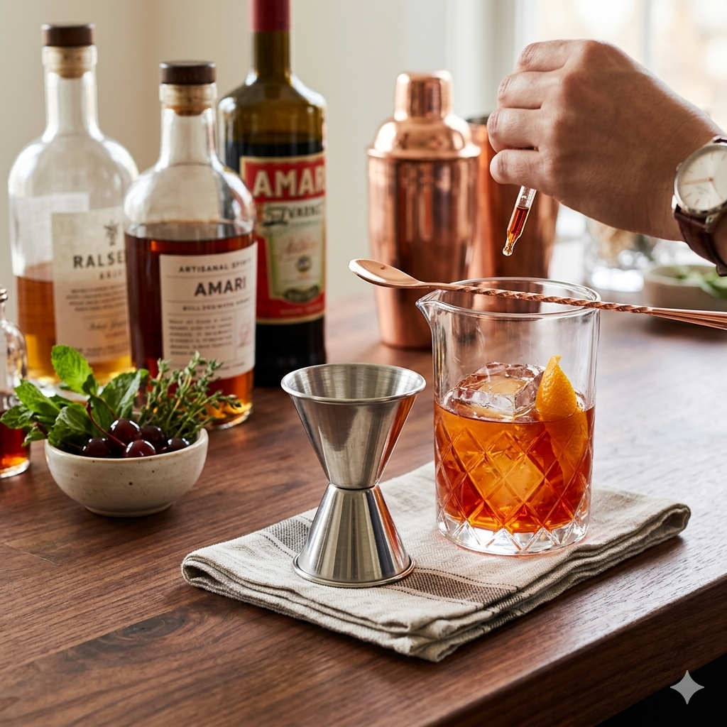 Jigger 1 y 2 oz Medidor de Bebidas de Acero Inoxidable para Coctelería | Kinso Home