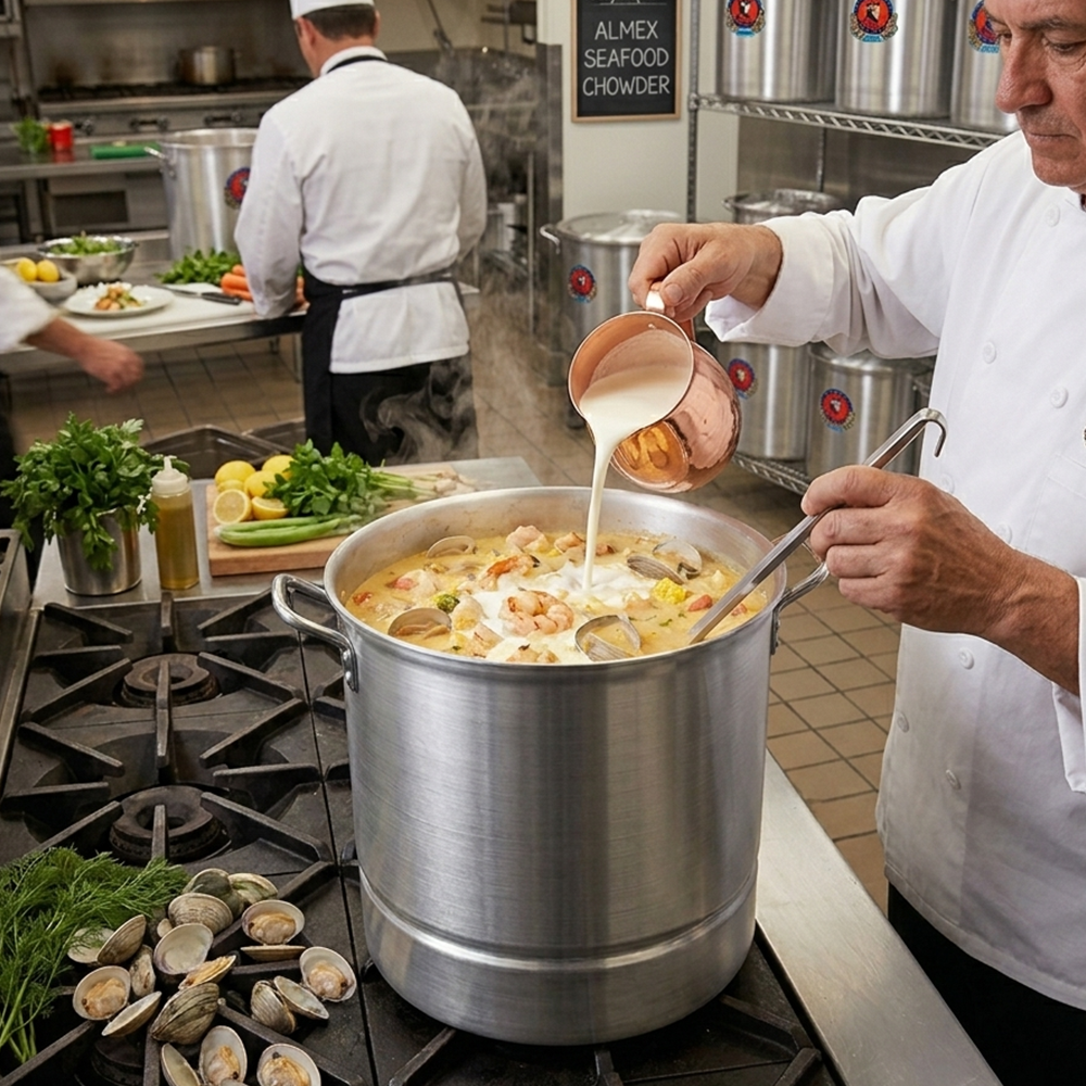 Olla Profesional #150 / 178 L de Aluminio Triple Fuerte | By Kinso Home