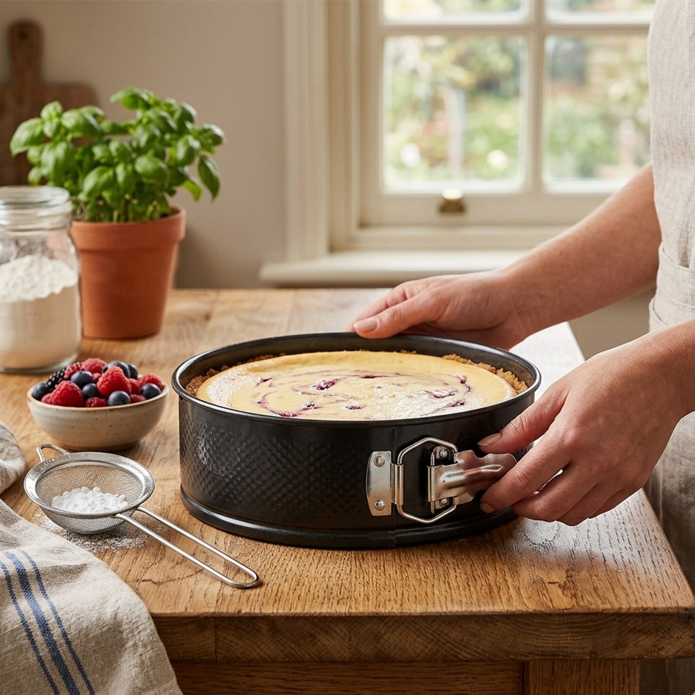 Molde para Pastel 8.5 Pulgadas Desmontable Antiadherente para Repostería | Kinso Home