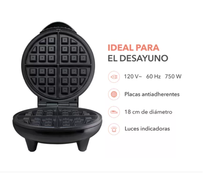 Waflera Eléctrica Estilo Belga / RCA RC-91