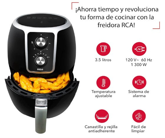 Freidora de Aire Negra / RCA RC101