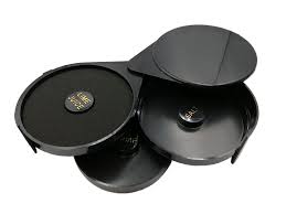 ESCARCHADOR BAR 3 NIVELES NEGRO CONCASSE - MCDBBSS