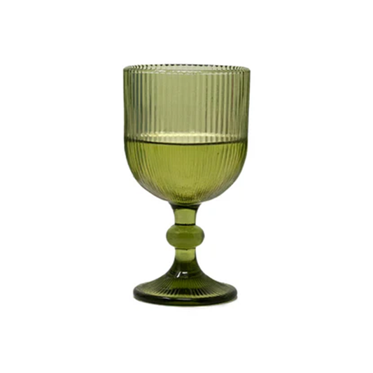 COPA AGUA VALENTINA 360 ML VERDE OLIVO