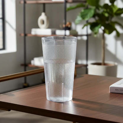 SET DE 12 VASOS POLICARBONATO TRANSPARENTE