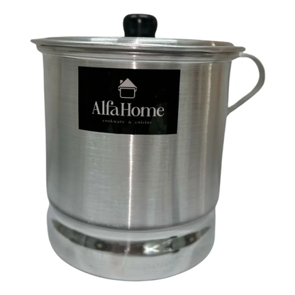 OLLA PALOMERA CACEROLA ALUMINIO PLATEADO