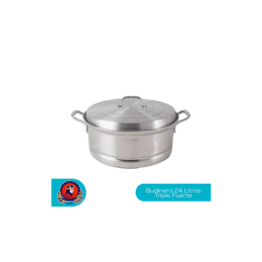 Budinera Profesional #50 / 24 L de Aluminio Triple Fuerte | By Kinso Home