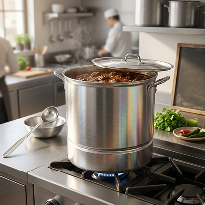 Olla Profesional #120 / 100 L de Aluminio Triple Fuerte | By Kinso Home