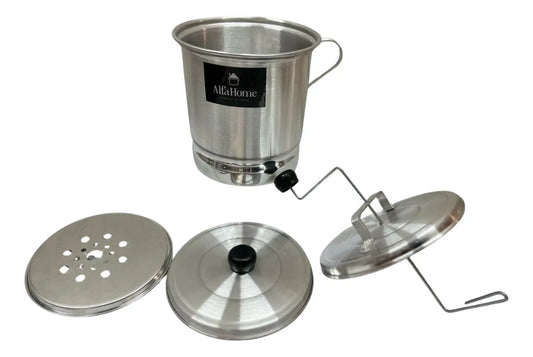 OLLA SARTEN PALOMERA CACEROLA ALUMINIO PLATEADO